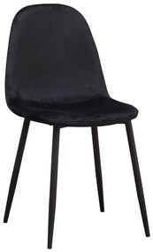 Krzeso Teok z czarnego aksamitu