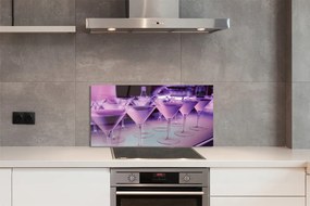 Szklany Panel Wykwintne Koktajle w Szkle