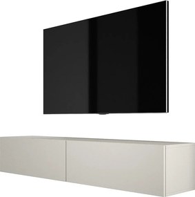 Zawieszana szafka pod telewizor, 170 x 34 x 32 cm, kaszmir