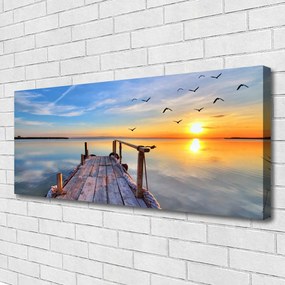 Duży obraz na płótnie Most Wiszący nad Cieśniną