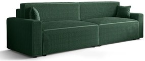 Ciemnozielona sofa z funkcją spania N5-A59