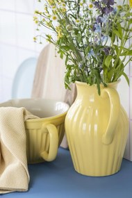 Żółta ceramiczna misa na ciasto MYNTE LEMONADE