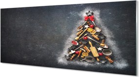 Szkło Ozdobne do Kuchni Bożonarodzeniowe Drzewko