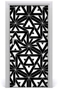 Naklejka fototapeta na drzwi Geometryczne tło