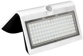 Nowoczesny biały kinkiet solarny zewnętrzny - N25-Azok 6.8W