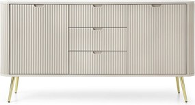 Komoda kaszmirowa, nogi: złote, 168 x 87 x 39 cm