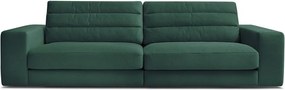 Zielona aksamitna sofa 276 cm Sierra – Bobochic Paris