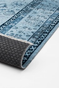 Dywan vintage Armand niebieski 80 cm x 215 cm