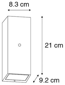 Zewnetrzna Kinkiet / Lampa scienna czarny IP44 z czujnikiem światło-ciemność - Baleno II Nowoczesny Oswietlenie zewnetrzne