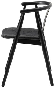 Czarne krzesło Relate – Unique Furniture