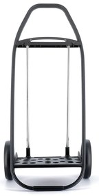 Torba na zakupy na kółkach 53 l Com Tweed Polar Black Tube – Rolser