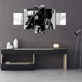 Obraz - Urodzony by jeździć (125x70 cm)