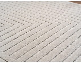 Dywan uniwersalny Nova 3D Geometria kremowy 120 cm x  170 cm
