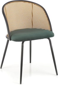 Krzesło z plecionką wiedeńską na oparciu K508