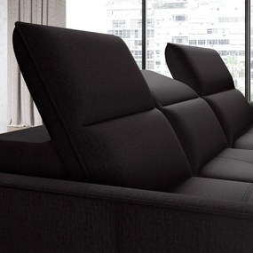 Narożnik MURILLO S Mini z elektryczną regulacją siedziska Lewostronny w tkaninie VOGUE 17 WERSAL