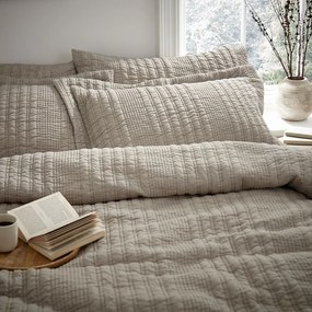 Beżowa pościel dwuosobowa 230x220 cm Tamba Stripe – Pineapple Elephant
