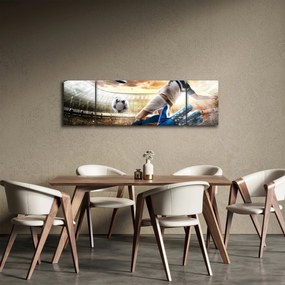 Obraz - Piłkarz (170x50 cm)