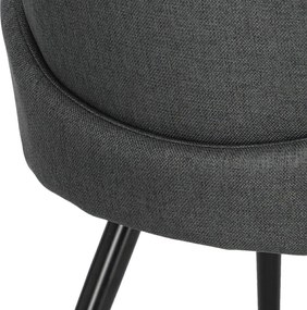 Krzesło do biura i domu Labby z okrągłymi podłokietnikami