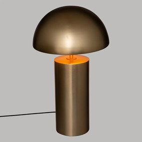 Lampa stołowa złota CHAMPI, grzybek, wys. 50 cm
