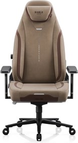 Fotel gamingowy materiałowy Diablo X-Eye Prime Normal Size, Elephant Grey