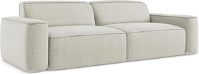 4-osobowa kanapa modułowa - z tkaniny strukturalnej - jasny beż - OMAO