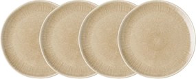 Beżowe kamionkowe talerze zestaw 4 szt. ø 27 cm Viola – House Nordic