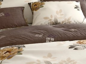 PrzytulneMieszkanie.pl PrzytulneMieszkanie.pl Dwustronna pościel DUO SENSE CARMELIA wzorzysta + poszewka na poduszkę 40x50 cm GRATIS Rozmiar pościeli: 70 x 90 cm | 140 x 200 cm