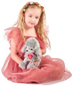Lumpin Pudlík szary Lily, 25 cm