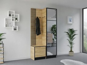 Garderoba EDEN 11 Dąb Craft Złoty