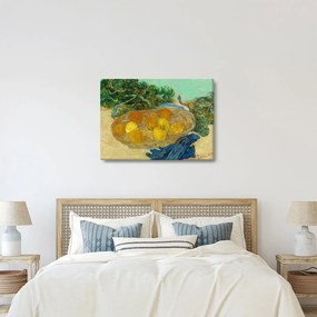 Obraz - Vincent van Gogh, Still Life of  Oranges and Lemons with  Blue Gloves, reprodukcje (70x50 cm)
