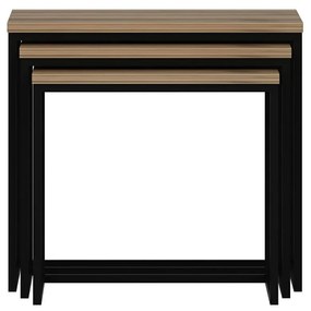 Stolik do odkładania Evia Walnut, 3 szt.