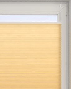Plisa okienna na wymiar Honeycomb kolor beżowy tkanina półprzezroczysta
