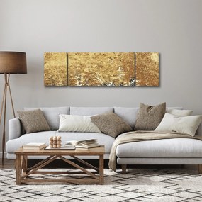 Obraz - Złota struktura N⁰3 (170x50 cm)