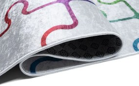 Kolorowy Dywan Dziecięcy Antypoślizgowy W Puzzle P2-G95