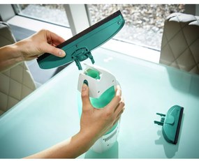 Leifheit odkurzacz do okien Window Cleaner s mopem, drążkiem 43 cm, nasadką ssącą 17 cm czarny 51016