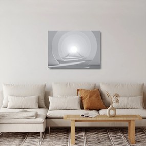 Obraz na szkle - tunel 3D (70x50 cm)