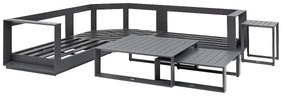 Narożnik aluminiowy dla 5 osób MADRID NEW (antracyt)