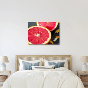 Obraz pokrojonych grejpfrutów (70x50 cm)