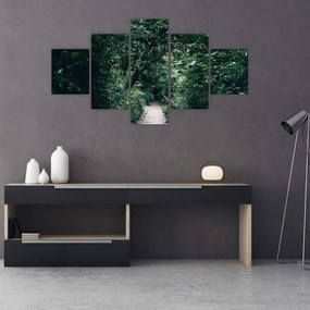Obraz - Ścieżka przez las (125x70 cm)