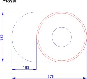 Massi Umywalka z konglomeratu wolnostojąca szara z półką szklaną 85 x 40 cm RONA bez przelewu | Różne kolory półki : Kolor szkła - Grafitowy, Kolor umywalki RONA - Beż połysk, Podłączenie syfonu - Do podłogi, Półka - Szklana