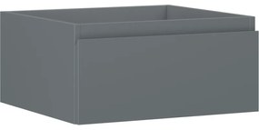 Mexen Orio szafka łazienkowa podumywalkowa 50 cm, 1 szuflada, grafit mat- 91A10-05023-1-BF66
