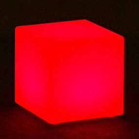Podświetlany taboret LED, 30 x 30 x 30 cm
