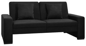 Luksusowa rozkładana czarna sofa - Astigar