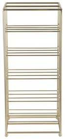 Metalowy regał na wino w kolorze złota liczba butelek 10 25x57x22,5 cm Dual Floor – PT LIVING