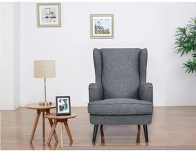 Fotel na uszach GREY2, szary