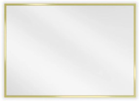 Mexen Loft lustro łazienkowe prostokątne 70 x 50 cm, rama złota - 9852-070-050-000-50