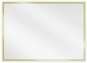 Mexen Loft lustro łazienkowe prostokątne 70 x 50 cm, rama złota - 9852-070-050-000-50