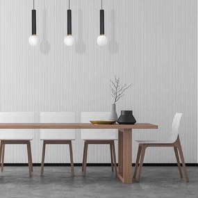 Lampa wisząca AURIS BLACK 1xE14 pojedyncza, kula czarna, biała