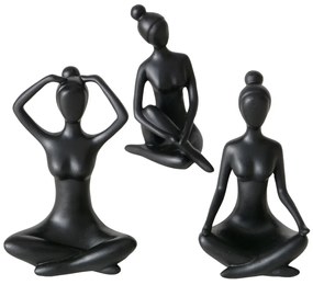 Figurka dekoracyjna Joga, kobieta, 10 cm