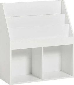 SoBuy Regał na książki, gazety, organizer KMB01-W